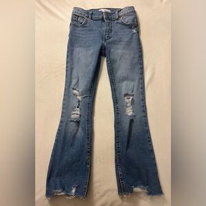Zara Kids Blue Distressed Jeans size 9